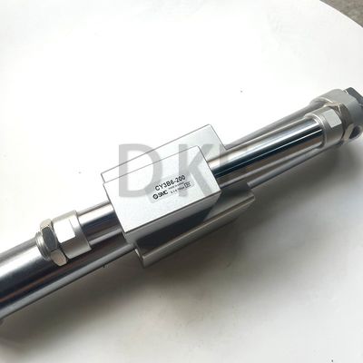 CY3B6-200 Piston Pneumatic Cylinder Kekuatan Tinggi Piston Rod SMC Air Cylinder