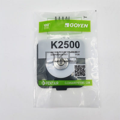 Aksesoris Diafragma Katup Pulsa Nitrile Goyen K2500 M1183 CA/RCA32 T * 0-0.8MPa
