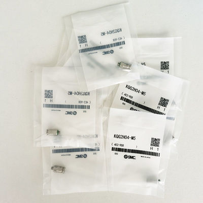 KQG2H04-M5 Push To Connect Fittings With Thread Sealant SS316 (Push To Connect Fittings With Thread Sealer SS316)