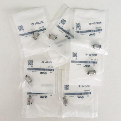 KQG2H06-M5 Konektor Pria Tekan untuk Menghubungkan Fittings dengan Thread Sealant, SS316