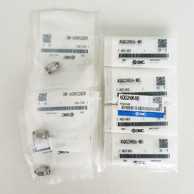 KQG2H06-M5 Konektor Pria Tekan untuk Menghubungkan Fittings dengan Thread Sealant, SS316