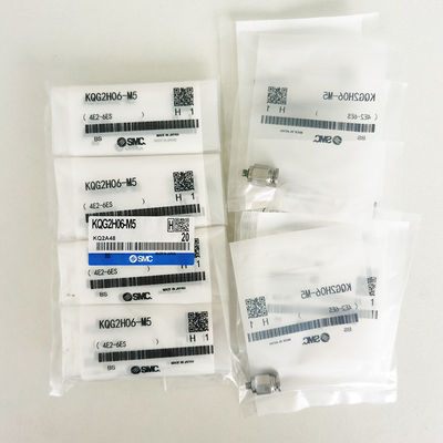 KQG2H06-M5 Konektor Pria Tekan untuk Menghubungkan Fittings dengan Thread Sealant, SS316