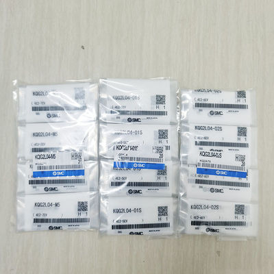 KQG2L04-02S Dorong Untuk Menghubungkan Fittings Pneumatik Bebas Grease 1.0 MPa