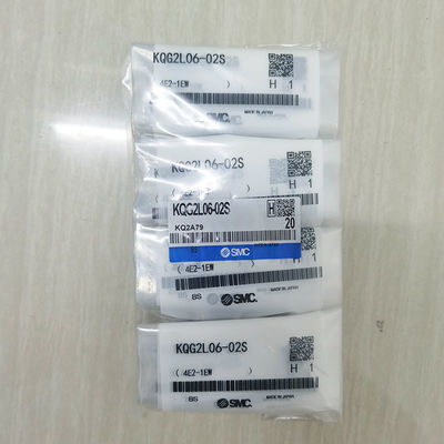 SMC KQG2L06-02S Fitting Laki-laki siku untuk tabung 6mm,1/8R PORT