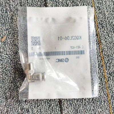 Konektor Kelengkapan Selang Pneumatik KQG2L06-01, 3,0 MPa, SS316