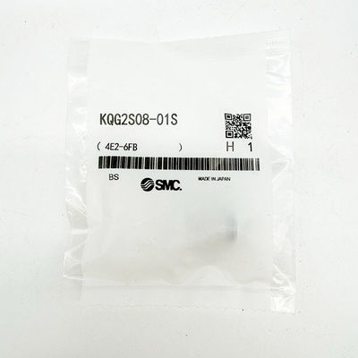 KQG2S08-01S Fittings pipa pneumatik Konektor kompresor udara dengan sealant