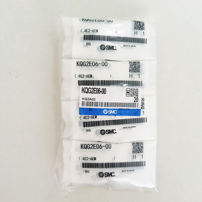 Perlengkapan Union Bulkhead KQG2E06-00 SS316 One-Touch Pipe Fitting Seri KQG