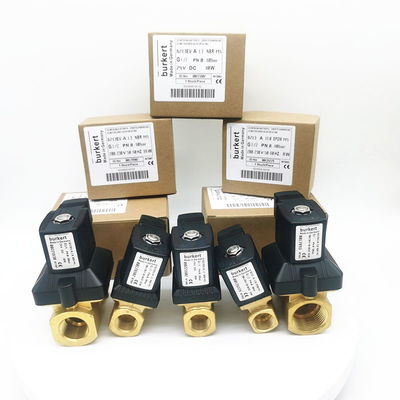 Burkert 00221630 Solenoid Valve 24V DC Tegangan Servo Ditunjang