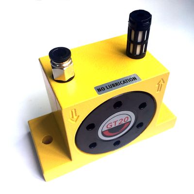 GT20 Vibrator Turbin Pneumatik Efektif Vibrator Udara Pasukan Sentrifugal Untuk Aplikasi Industri