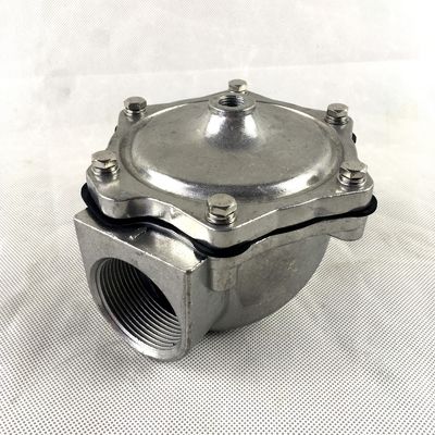 Ukuran pipa G1 1/2 G353A045 ASCO Pulse Jet Valves Untuk 0-8 5 Bar ukuran lubang 52 Threaded Body TPE/CR Diafragma