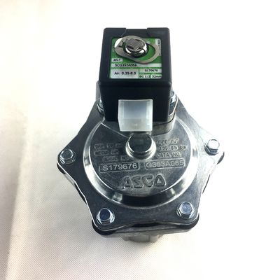 Ø1 1/2 Kompresi Fitting ASCO Diafragma Pulse Jet Valves SCG353A065 Dual Stage Integral Pilot Ø1 1/2 Lubang Ukuran 52