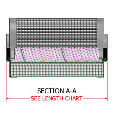 HC9730FCP10Z Alat pemurnian minyak pembangkit listrik tenaga angin Coalescing Filter Element