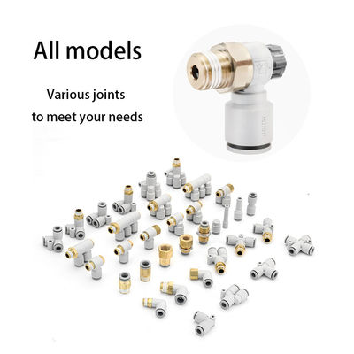 Fittings Pneumatik Tipe SMC Kuningan KB2S4-M5 6-01 Berujung Langsung