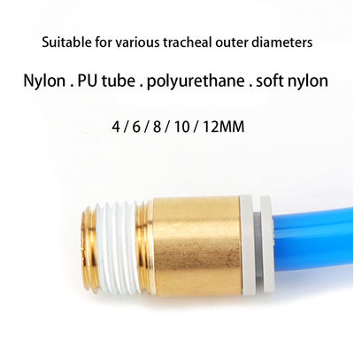 Fittings Pneumatik Tipe SMC Kuningan KB2S4-M5 6-01 Berujung Langsung