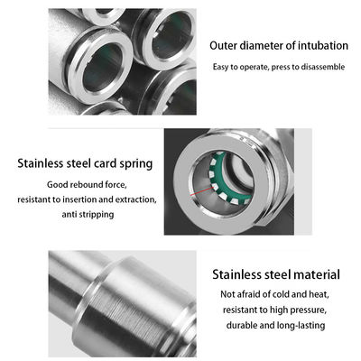 SMC KQG2U04-00 Fittings Pneumatik Konektor Cepat Bentuk U Baja Rinsing