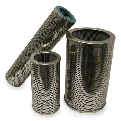 Baja tahan karat 21-210 Bar PI22063RF elemen filter hidrolik dengan serat kaca
