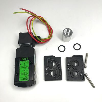EFG551A001MS ASCO Seri 551 Solenoid Valve Interface Spool Valve G 1/4 Solenoid tunggal