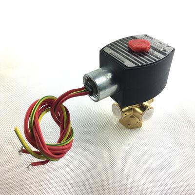ASCO SCB320B174.230/50 NPT1/4 3/2 Universal Brass Body NBR Series 320 Direct Operated Inline Solenoid Valves