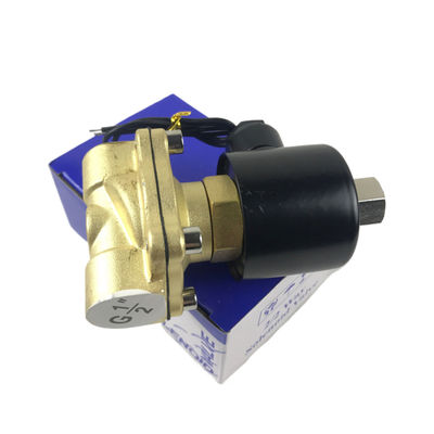 1 inci 2W200-25 Kuningan Listrik Solenoid Valve Biasanya Ditutup NPT Air Udara Kuningan Solenoid Valve NC 2 Way