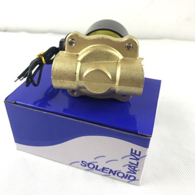 1 inci 2W200-25 Kuningan Listrik Solenoid Valve Biasanya Ditutup NPT Air Udara Kuningan Solenoid Valve NC 2 Way
