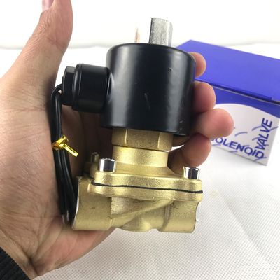 1 inci 2W200-25 Kuningan Listrik Solenoid Valve Biasanya Ditutup NPT Air Udara Kuningan Solenoid Valve NC 2 Way
