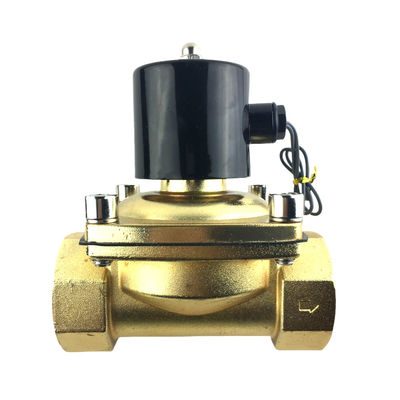 Biasanya tertutup 2W500-50 Solenoid Valve Air Vapor Control Switch 2 Inch Solenoid