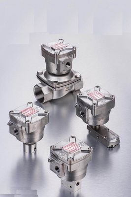 NF8551B402MO-24VDC 1/4 Inch Asco 4 Way Solenoid Valve 2 PSI Operasi Minimal