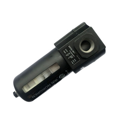 Norgren F74G seri F74G-6GN-QP3 40μm G 3/4 10 bar Filter Pneumatik dengan pembuangan manual