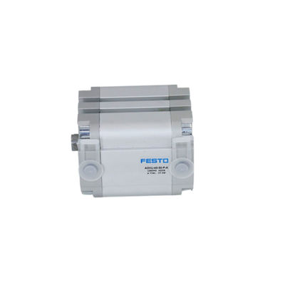 Silinder Pneumatik Piston Utas Pria dengan Tong Aluminium ADVU-40-60-P-A