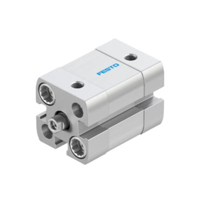 ADN-12-5-A-P-A Piston Pneumatic Cylinder DNA Series Double Acting 20mm Stroke 12mm Rod Wrought Aluminium Alloy