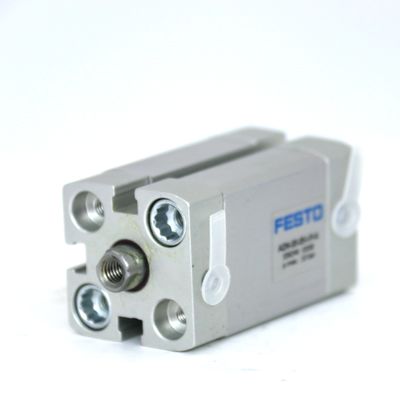 ADN-12-40-A-P-A 536210 Kompak 12mm Alloy Aluminium Piston Cylinder dengan 40mm Stroke untuk aplikasi industri