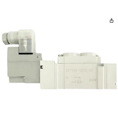 SMC SY7220-5LZD-C8 Pneumatic Solenoid Valve DC24V 2 Posisi Double Port Size ø8