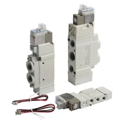 SMC SY7220-5LZD-C8 Pneumatic Solenoid Valve DC24V 2 Posisi Double Port Size ø8