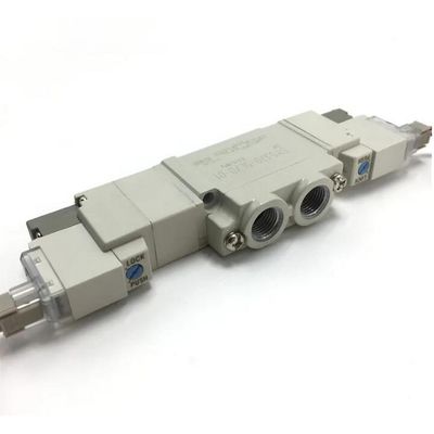 Kotak katup solenoid SMC tahan debu 5-port untuk aplikasi makanan dan minuman