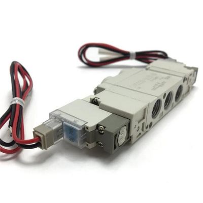 Kotak katup solenoid SMC tahan debu 5-port untuk aplikasi makanan dan minuman