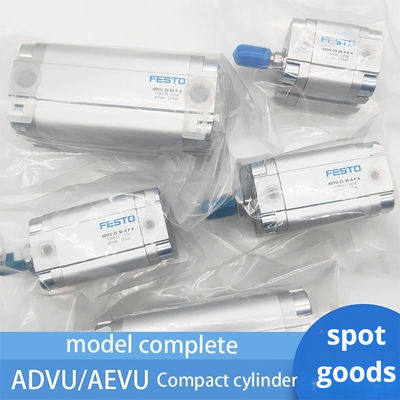 G1/8 ADVU-100 Pneumatic Piston Rod Actuator dalam Aluminium Alloy