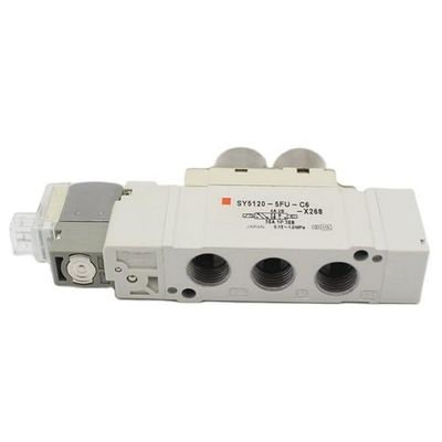 SY5320-5LZD-01 SMC Solenoid Valve 3 Posisi Pusat Tertutup DC24V Port Size 1/8