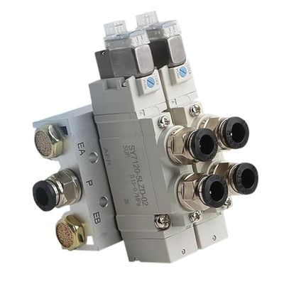 SY5220-5LZD-C4 Solenoid Valve SMC 2 Posisi Double DC24V One-Touch Fitting Port Size Ø4