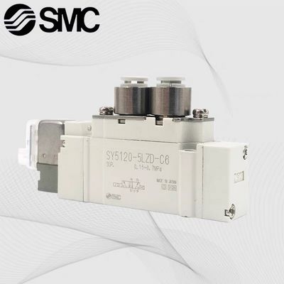 Solenoid Valve SY5120-6LZD-01 SMC2 Posisi Single DC12V Port Size 1/8 Thread Piping