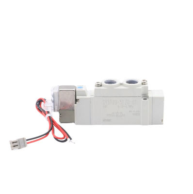 SY3420-6LZD-C8 SMC 3 Posisi Exhaust Center Pneumatic Solenoid Valve DC12V Ukuran Port Ø8