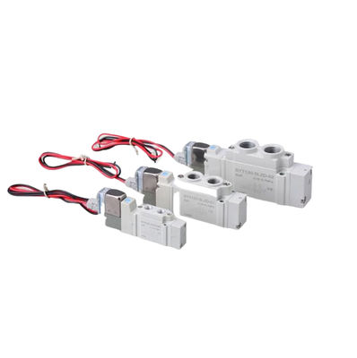 SY3420-6LZD-C8 SMC 3 Posisi Exhaust Center Pneumatic Solenoid Valve DC12V Ukuran Port Ø8