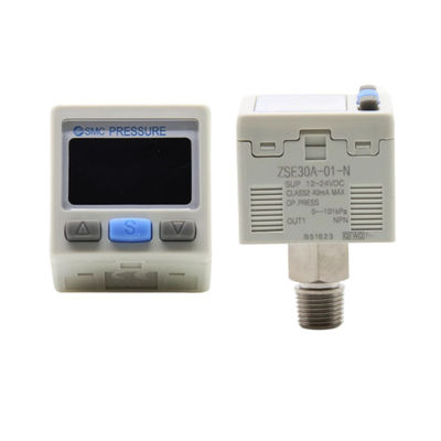 ZSE30A-01-C SMC Digital Pressure Switch Tekanan vakum R1/8 2-Color Display PNP Open Collector 2 Outputs