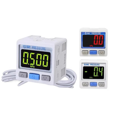 ZSE30A-01-P SMC Digital Pressure Switch Tekanan vakum R1/8 2-Color Display PNP Open Collector 1 Output
