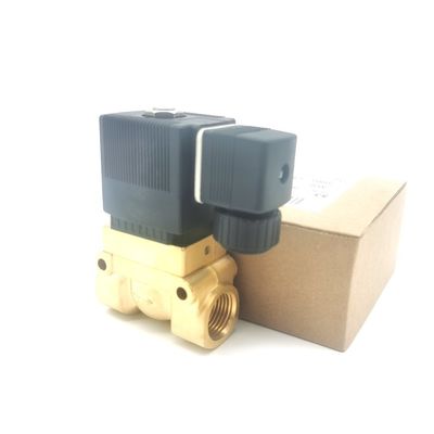 00126201 6014 D Biasanya BURKERT katup elektromagnetik Buka G1/8 2.0 Aliran Lubang AC220V 8W Brass Valve Body 32 * 32 0~10bar