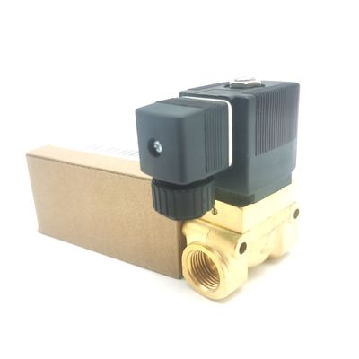 00126201 6014 D Biasanya BURKERT katup elektromagnetik Buka G1/8 2.0 Aliran Lubang AC220V 8W Brass Valve Body 32 * 32 0~10bar