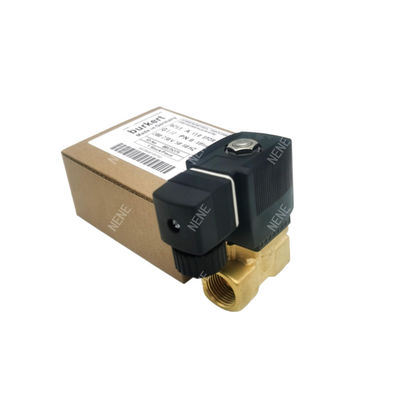 00126202 Burkert Solenoid Valve G1/8 2.5 Flow Hole AC24V 8W 6014 D Normalnya terbuka Brass Valve Body