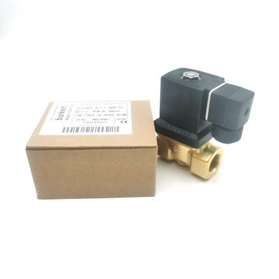 00126204 6014 D Sabuk Solenoid Valve Burkert Biasanya Terbuka G1/8 2.5 Aliran Lubang AC220V 8W