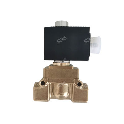 klep elektromagnetik 00126161 burkert 6014 D Kontak Plat Bawah Berfungsi Langsung Biasanya Terbuka 2.0 Lubang Aliran DC24V 8W Tubuh Klep Kuning 0 ~ 10bar
