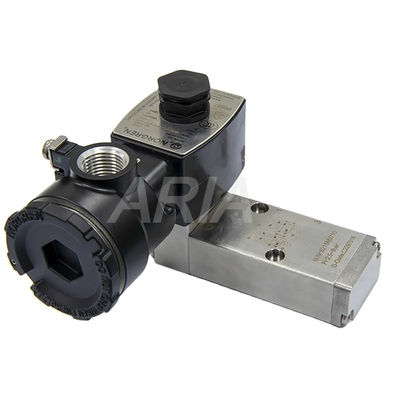 Tekanan tinggi baja tahan karat Norgren Solenoid Valve untuk tugas berat kontrol udara industri pada 2,5-8 bar