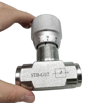 STB-G1/4 Silinder Hidrolik Motor Throttle Valve Ventil Kontrol Kecepatan